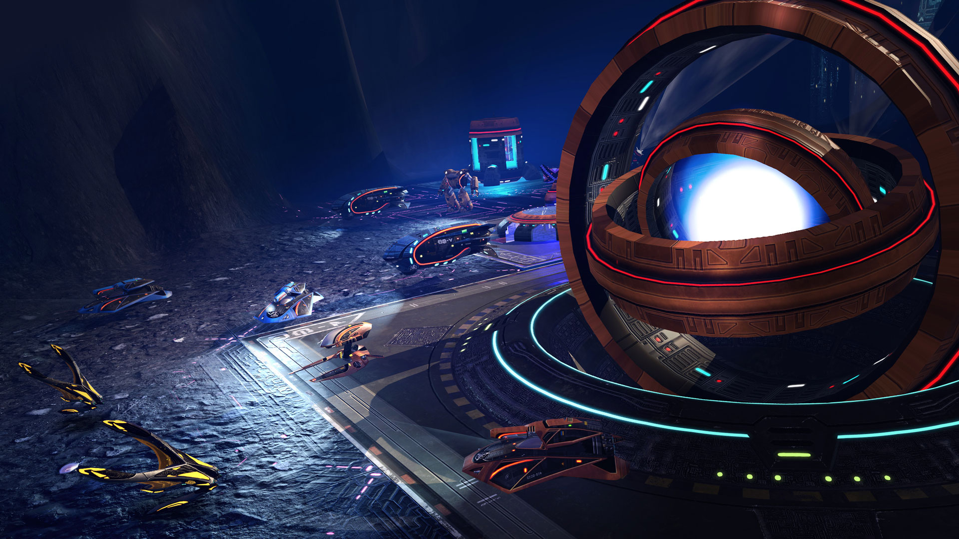 Futuristic Cockpit HUD